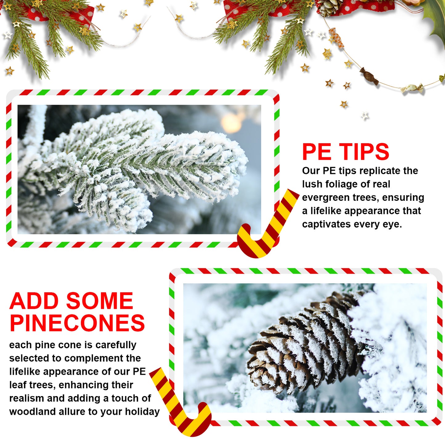 US Local PE, PVC Christmas Tree, Christmas Decorations