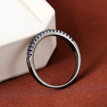 Simple Inlaid Color Zircon Elegant Atmosphere Simple Bracelet Ring