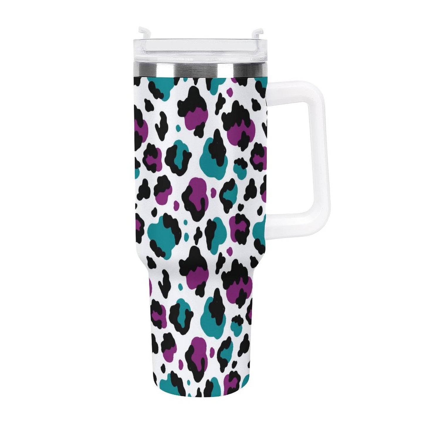 PHDT00394 POD US Local Tumbler 40 oz Large Capacity Car Cup Leopard