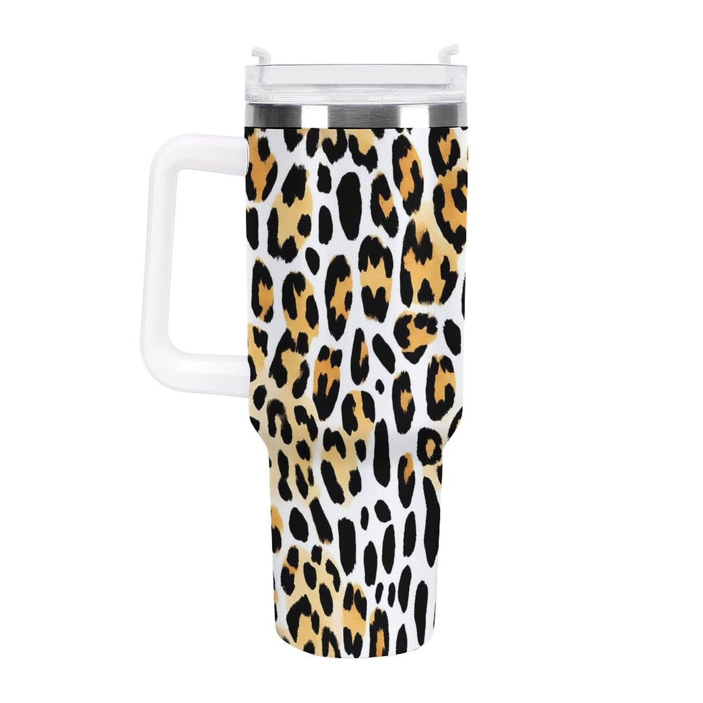 PHDT00397 POD US Local Tumbler 40 oz Large Capacity Car Cup Leopard