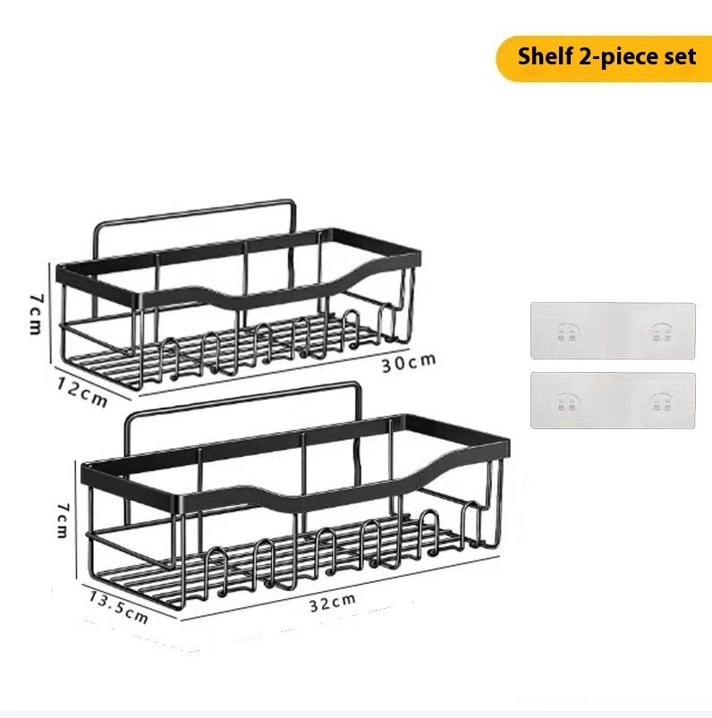 US Local Punch-free Bathroom Storage Rack