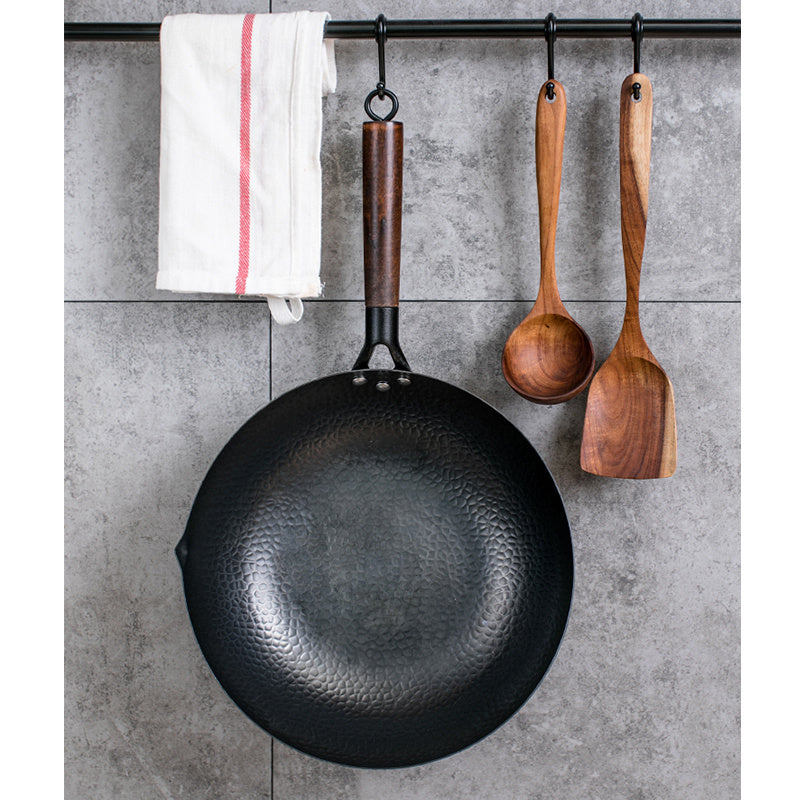 USA Local Iron Pan Traditional Iron Wok Handmade