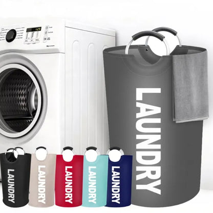 US Local 1 Gallon Waterproof Fabric Laundry Basket, Clothing Storage Basket, Household Storage Basket