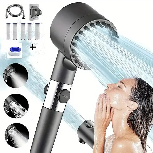 US Local High Pressure Shower Head With Handheld And Filter