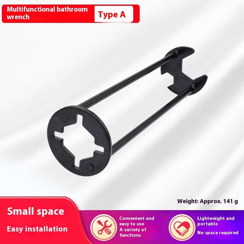 Multifunctional Kitchen And Bathroom Wrench Sink Faucet Four Claw Base 4 Points 6 Points Angle Valve Nut