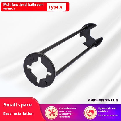 Multifunctional Kitchen And Bathroom Wrench Sink Faucet Four Claw Base 4 Points 6 Points Angle Valve Nut