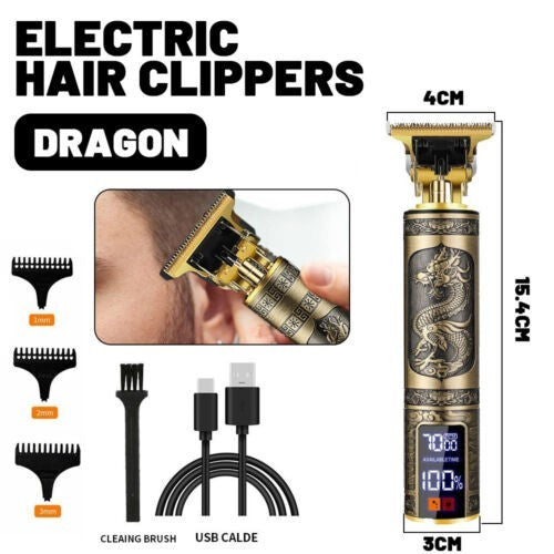 UK Local Beard Trimmer Hair Clippers Cordless Hair Cutting Barber Shaving Machine For Men Rechargeable