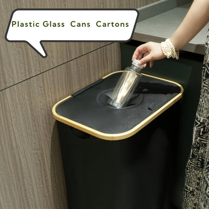 US Local Kitchen  Recyclable Trash Can 26 Gallons Removable Reusable Inner Bag With Lid Bottle Plastic Waste Kitchen Trash Can