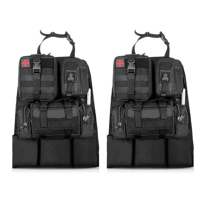 US Local 2 Set-Storage Bag, Back Seat Organizer With 3 Detachable Pouches, Tool Room, Warehouse, Outdoor Activity Use