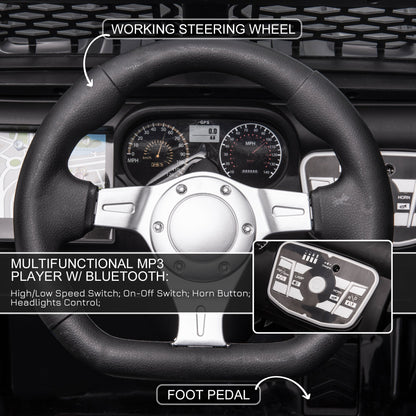 US Local 12V Battery Powered Kids Ride On Car Off Road Truck Toy w/ Parent Remote