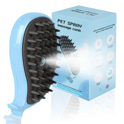 US Local Cat Steam Brush For Shedding - Steamy Cat Brush For Indoor Cats, Cat Hair Steam Brush For Massage, Spritz Defur Comb For Cats, Pet Steamer For Dogs