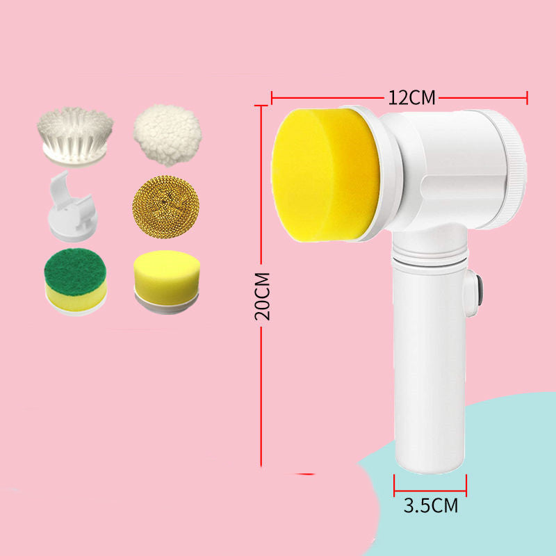 USA Local Kitchen Supplies Multifunctional Brush Electric Scrubber Rechargeable Dishwashing Brush Automatic Range Hood Stove