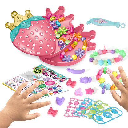 US Local Diy Toys Puzzle Creative Ribbon Woven Hand Ropes Jewelry Making For Children Toy