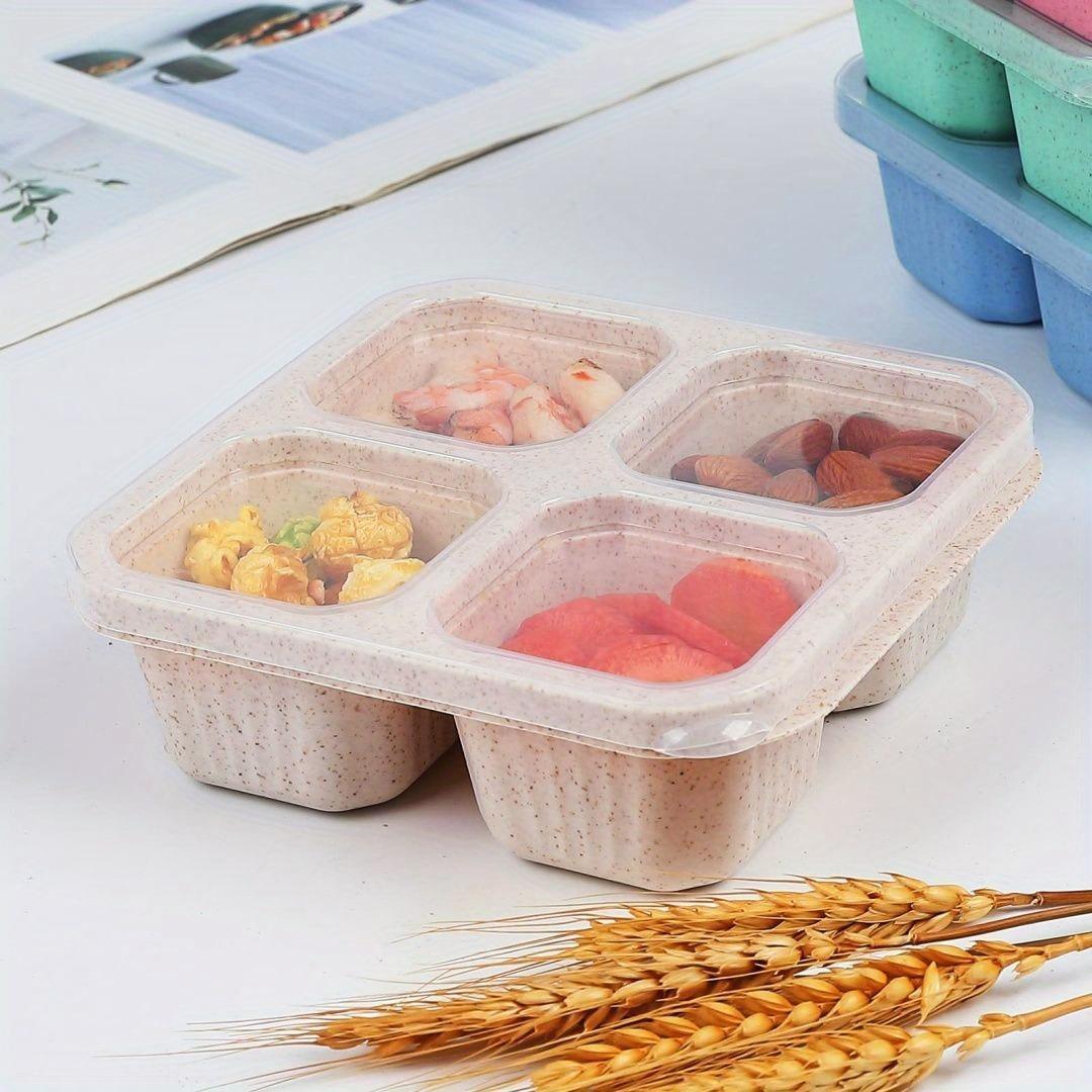 US Local Portable Four-compartment Environmentally Friendly Daily Use Lunch Box