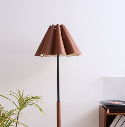 US Local Floor Lamp With Leather Lampshade Perfect For Living Rooms, Bedrooms, Offices