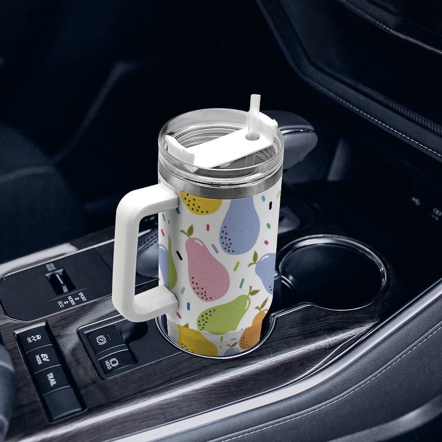 PHDT00543 POD US Local Tumbler 40oz Large Capacity Car Cup Pear