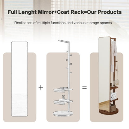 US Local Full-length Mirror 65.7x17.7 Inch Large Mirror For Full Body View, Easy To Dress, Organize And Place In The Bedroom