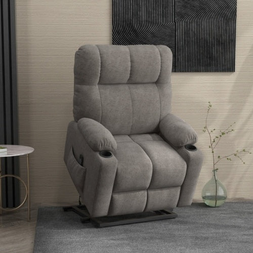 UK Local HOMCOM Electric Riser And Recliner Chair For Elderly, Power Lift Recliner Chair With Remote Control