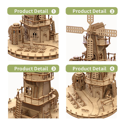 US Local Fashion Simple Williams Manor Shape Puzzle Toys