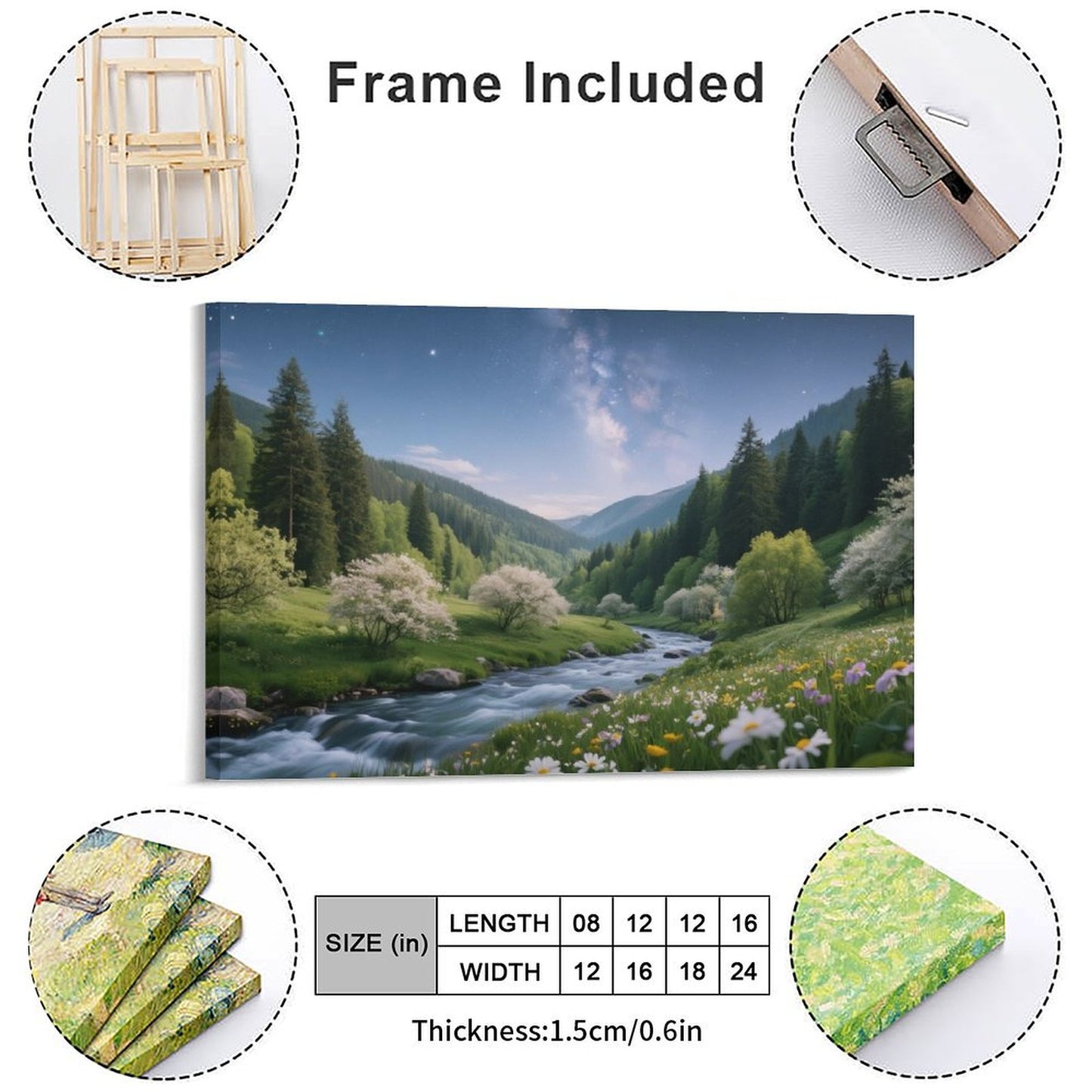 Decorative Interior Frame Painting Spring-2