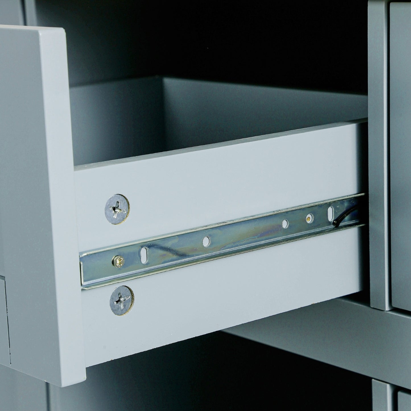 US Local Kitchen Cart With Rubberwood Drop-Leaf Countertop, Cabinet, Storage Racks