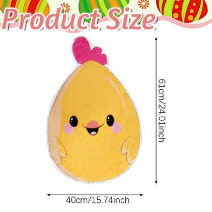 US Local Easter Eggs Shape Chicks Pattern Non Slip Bath Mat