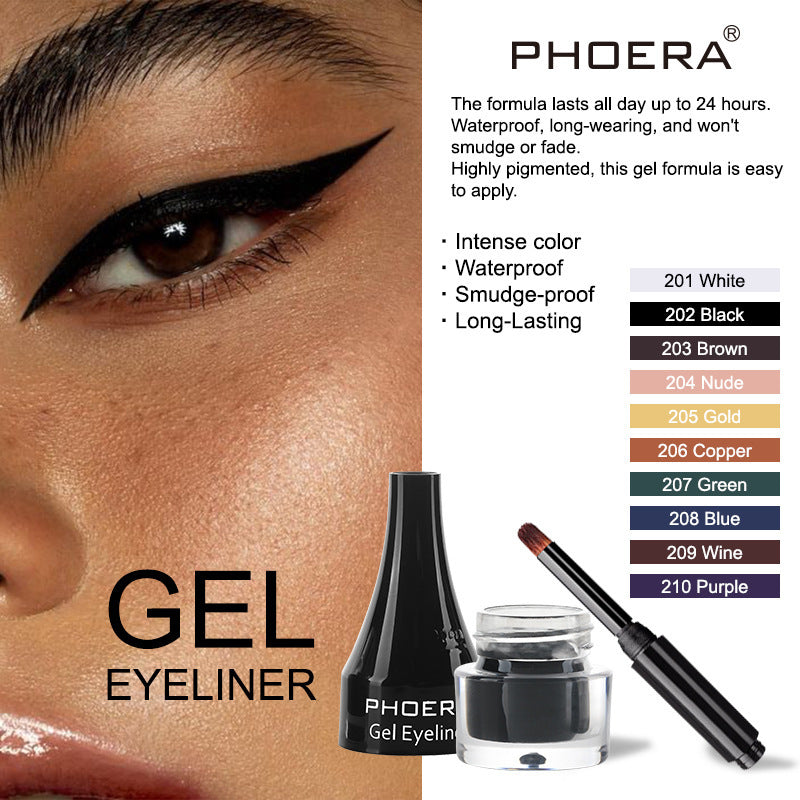USA Local PHOERA Ten Color Eyeliner Eyeliner