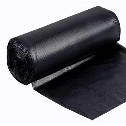US Local 120 35 Gallon Lightweight Stretchable Garbage Bags - Star Sealed Bottom, Black Plastic Lining, Not Available On Weekends