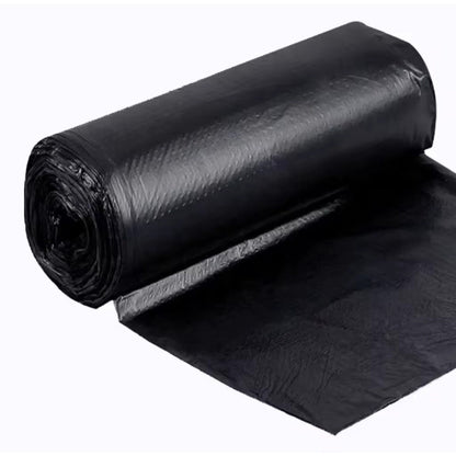 US Local 120 35 Gallon Lightweight Stretchable Garbage Bags - Star Sealed Bottom, Black Plastic Lining, Not Available On Weekends