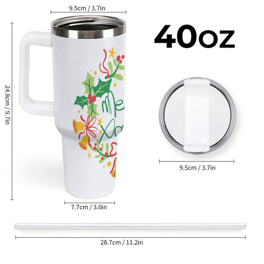 PHDT00127 POD US Local Tumbler 40 oz Large Capacity Car Cup Christmas Sign Bell
