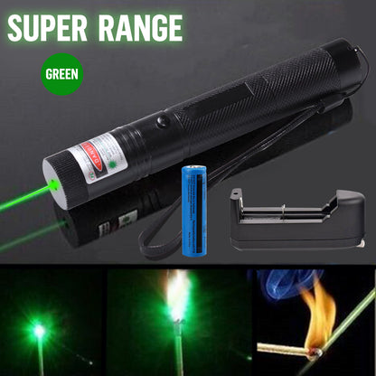 US Local 9900Mile Strong Green Laser Pointer Pen Light Visible Beam Lazer AAA Torch 532nm USB Rechargeable Flashlight