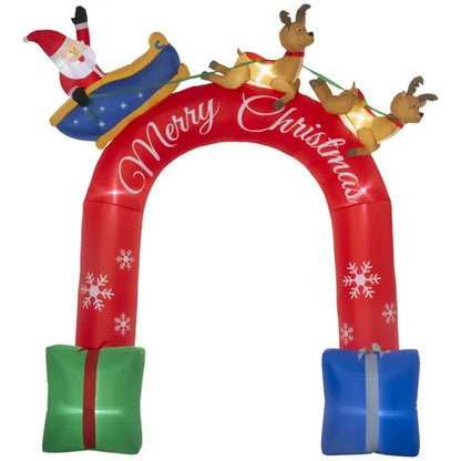 US Local Christmas Inflatable Gingerbread House Archway