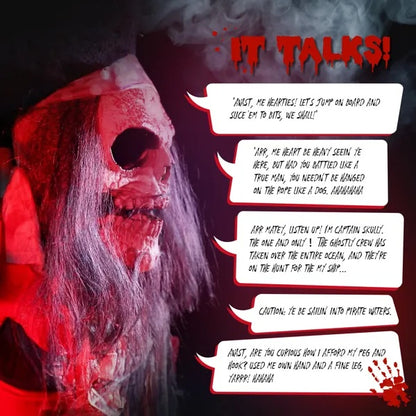 US Local 6.3ft Pirate Halloween Standing Decoration