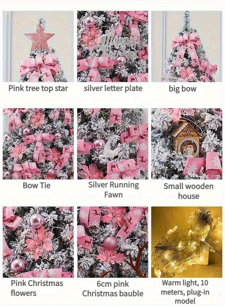 US Local One 180cm Christmas Tree With Red Accessories, On Off-season Promotion. Don't Miss Out.