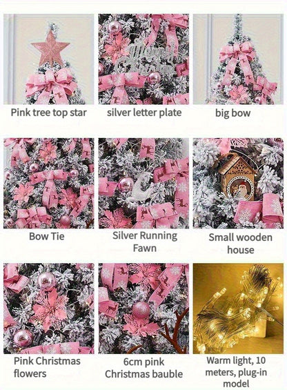 US Local One 180cm Christmas Tree With Red Accessories, On Off-season Promotion. Don't Miss Out.