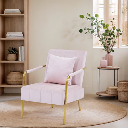 US Local Modern Velvet Accent Chair For Living Room