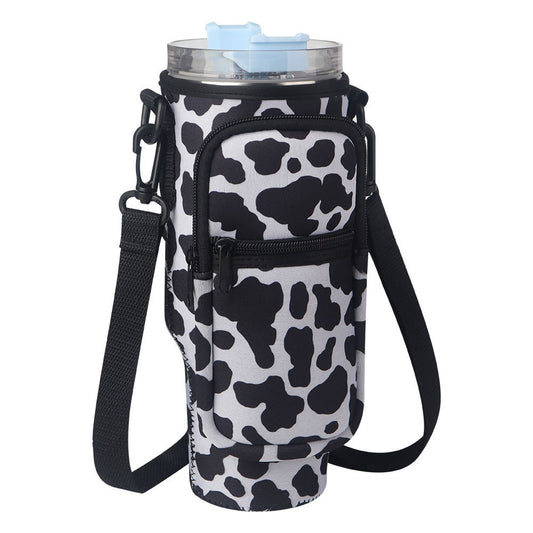 USA Local Vacuum Thermal Straw Cup Sleeve Sports Neoprene