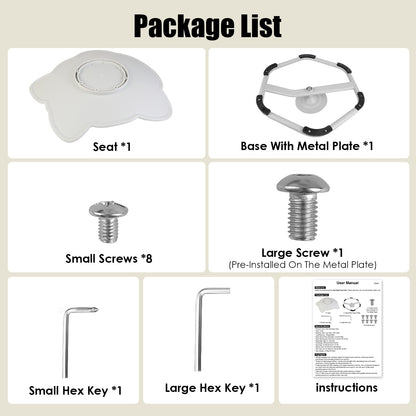 US Local 1Pc Kids Spinning Chair Autism Sensory Swivel Chair Balancing Seat Toy Rotation Chair For Autistic Kids Train Body Coordination Relieve Motion Sickness For Over 3 Years Old Kids