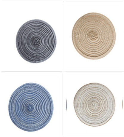 Round heat insulation placemat