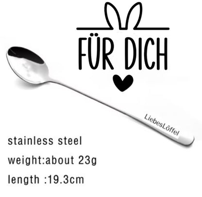 Stainless Steel Spoon You Are My Sunshine Couple Family Tableware