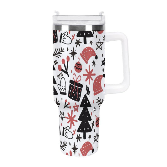 PHDT00007 POD US Local Tumbler 40 oz Large Capacity Car Cup Christmas