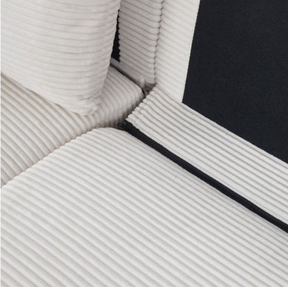 US Local Beige Linen Sofa