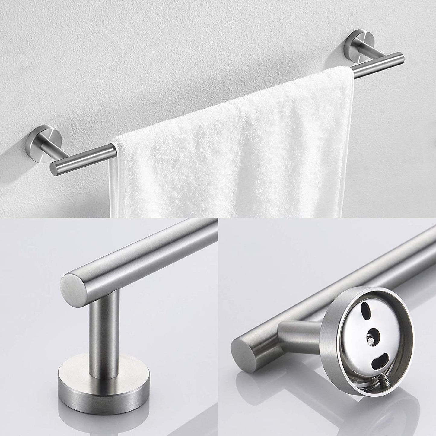 US Local 3-piece Set Of Bathroom Hangers And Towel Racks