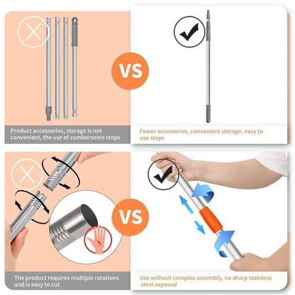 US Local Discover The Ultimate Cleaning Tool, The Sunflower Mop, Adjustable Up To 175cm