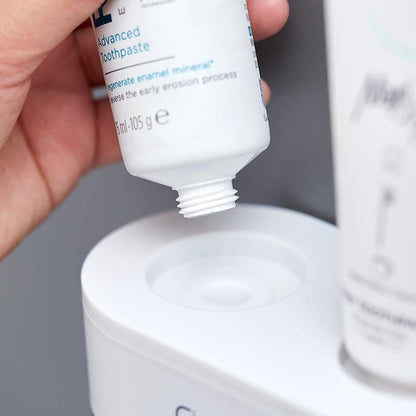 Hanging squeezer toothbrush