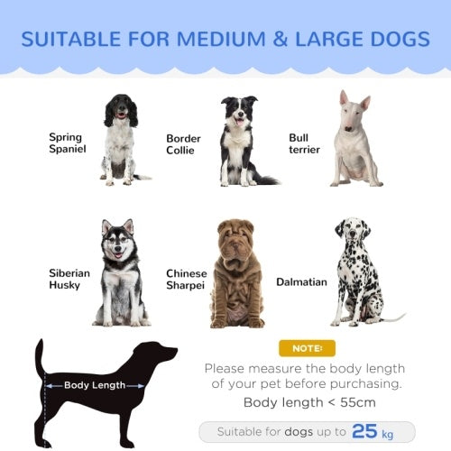 UK Local PawHut Dog Sofa, Pet Couch Bed For Medium, Large Dogs, With Legs, Cushion - Grey