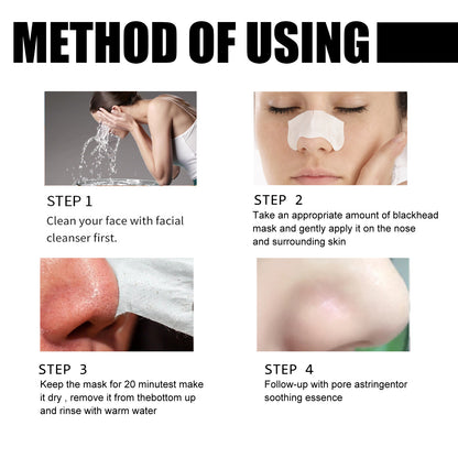 US Local EELHOE Blackhead Removal Nasal Mask Deep Pore Cleansing Blackheads & Acne Rip-Off Nasal Mask