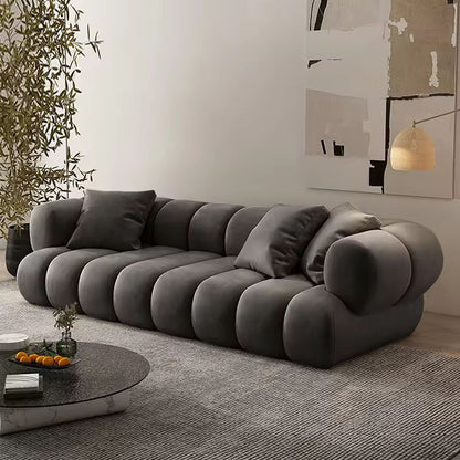 US Local ATUNUS American Large Velvet Home Furniture Nordic Modern L Shape Corner Living Room Modular Sectional Sofa Couch Set