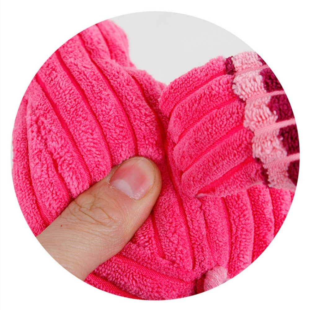 US Local Vocal Animal Plush for Pet Dog Molar Teeth Cleaning Training