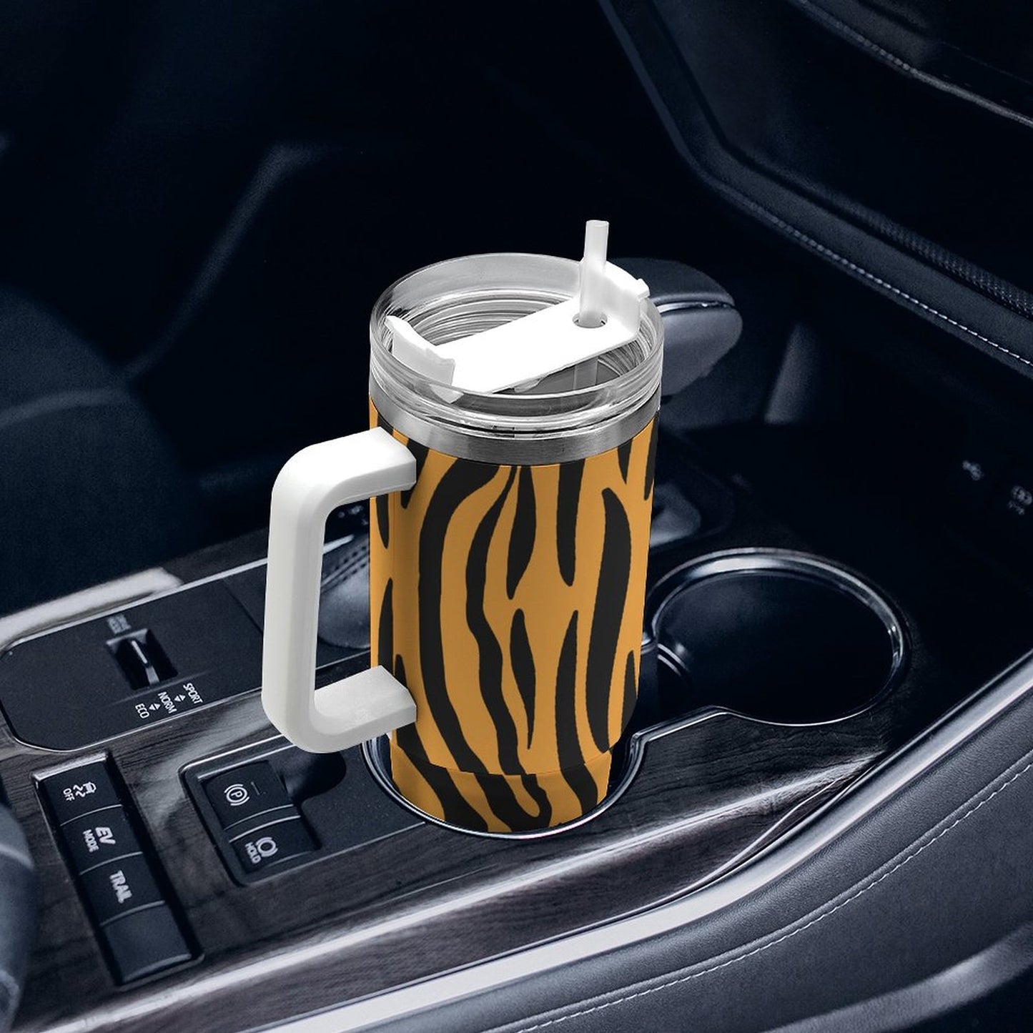 PHDT00481 POD US Local Tumbler 40 oz Large Capacity Car Cup Yellow Tiger